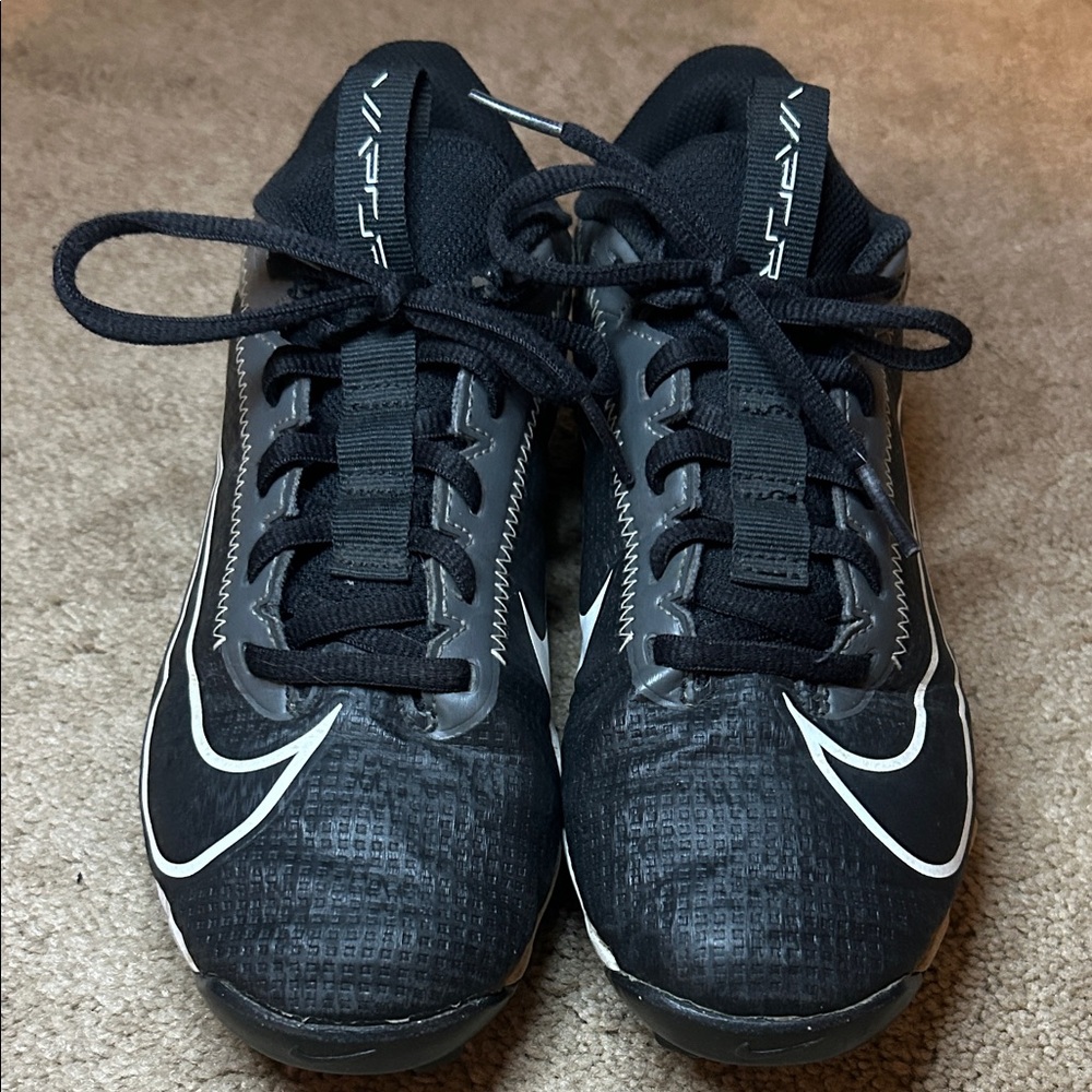 Nike Black and White Cleats